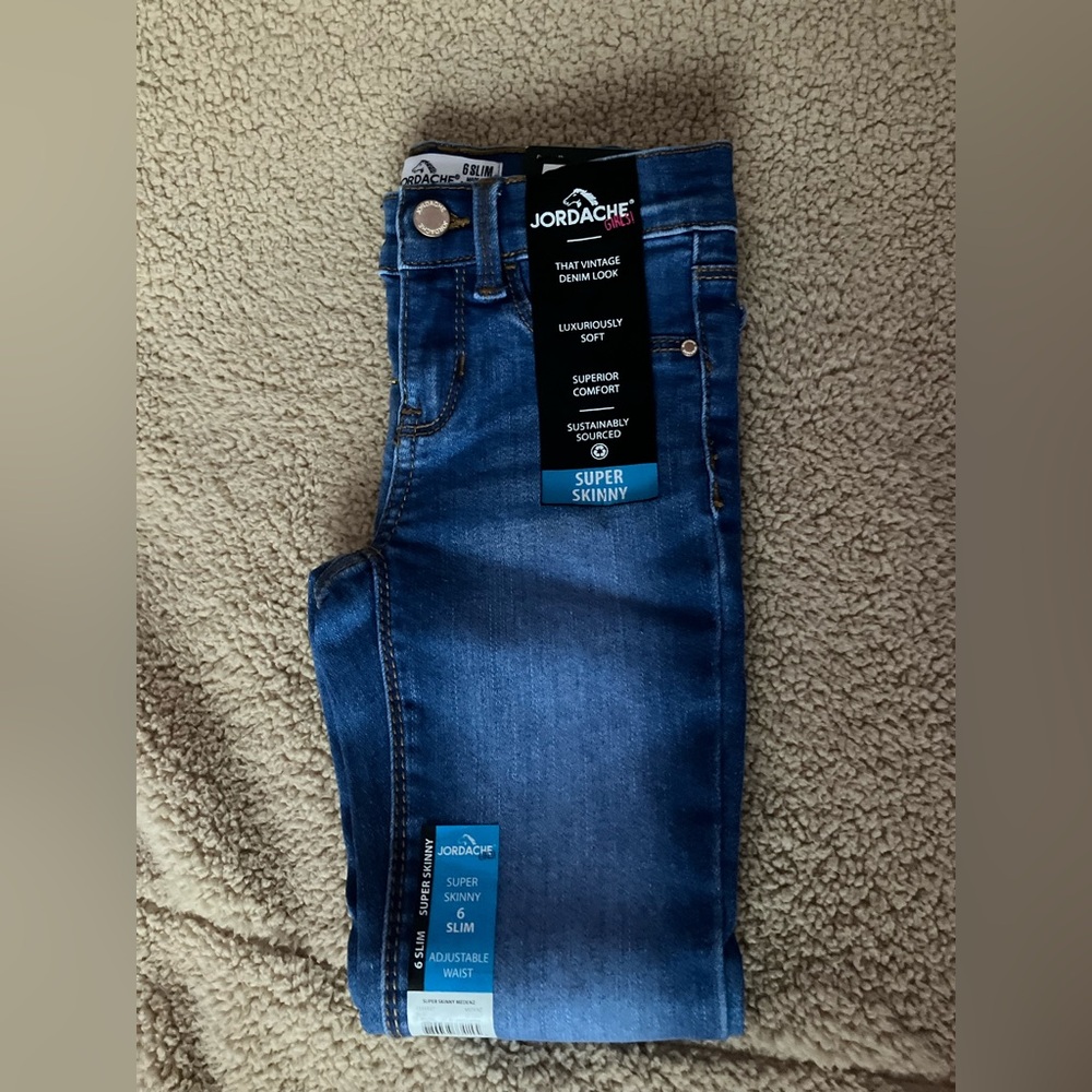 Jordache Girls Super Skinny Jeans-6 Slim
